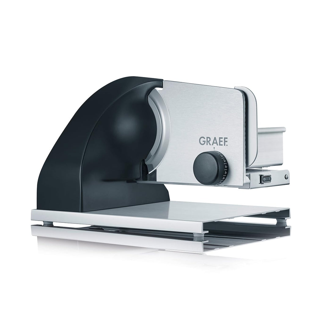 Graef SKS902EU Allesschneider, aluminium eloxiert/schwarz Aluminium Eloxiert / Schwarz, Aluminium El