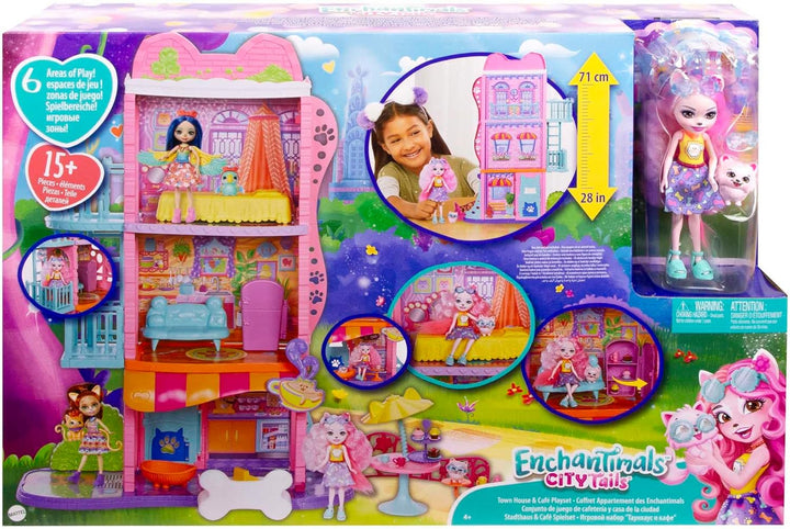 Wohnung Enchantimals de Palmer Pomeranian. Puppe Inklusive Wohnung 71,12 cm