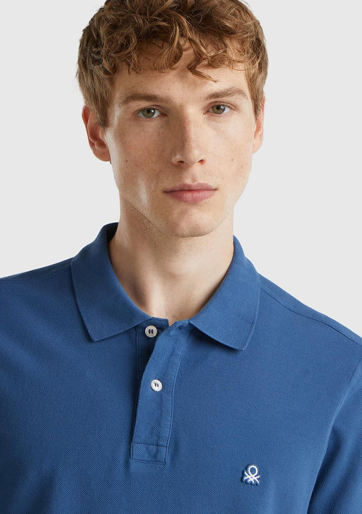 United Colors of Benetton Herren Polohemd XS Blau, XS Blau
