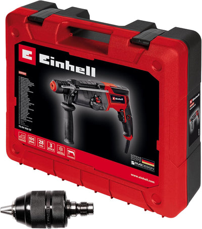 Einhell Bohrhammer TE-RH 950 5F (950 W, 2-Gang-Getriebe, Schlagstärke 3 J, SDS-plus-Aufnahme, Bohrle