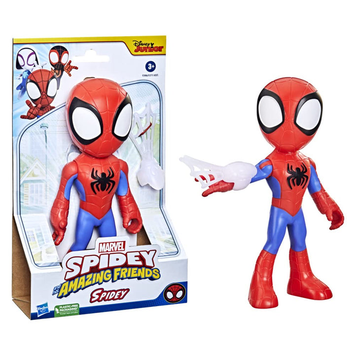 Spidey and his Amazing Friends Hasbro Marvel Supersized Spidey Actionfigur, Vorschule Superheld Spie