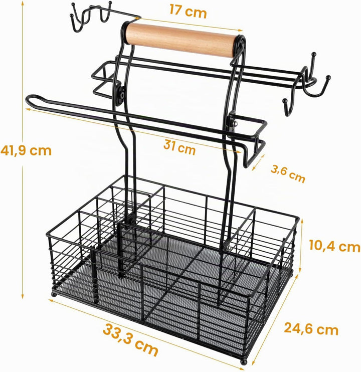 Grill Caddy, BBQ Caddy for Outdoor Grill, Picnic &amp; Camping Accessories, Outdoor Kitchen Accessories
