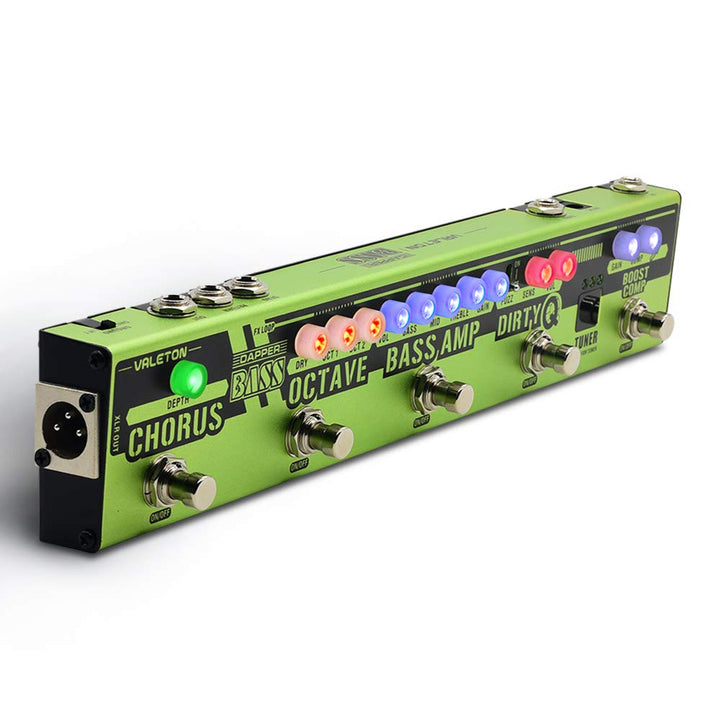 Valeton Multi Effekte Pedal Dapper Bass DI Vorverstärker Stage Session Gigging Gear