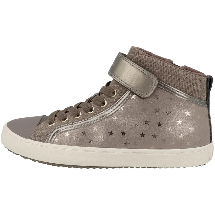 Geox Mädchen J Kalispera Girl I Sneakers 24 EU Smoke Grey, 24 EU Smoke Grey