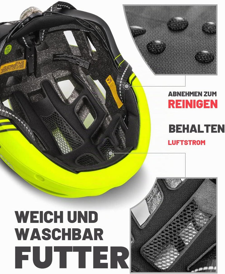 VICTGOAL Fahrradhelm MTB Mountainbike Helm mit magnetischem Visier Abnehmbarer Sonnenschutzkappe und