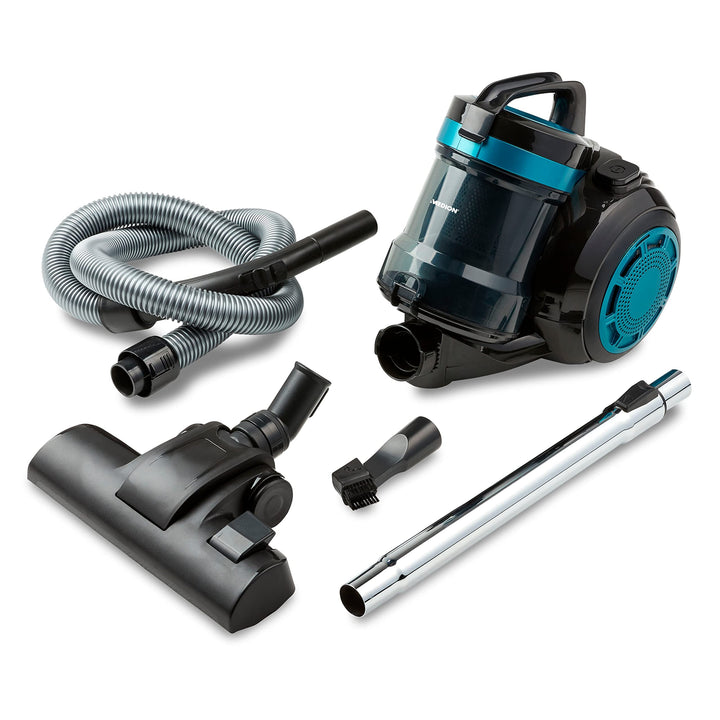 MEDION Zyklon-Staubsauger 800 Watt Leistung, 2 Liter Staubbehälterkapazität, 5 m Arbeitsradius, wasc