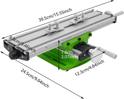 Frästisch Arbeitstisch Maschine, Mini Multifunktion Arbeitstisch Fräsen Arbeiten Kreuztisch Fräsmasc