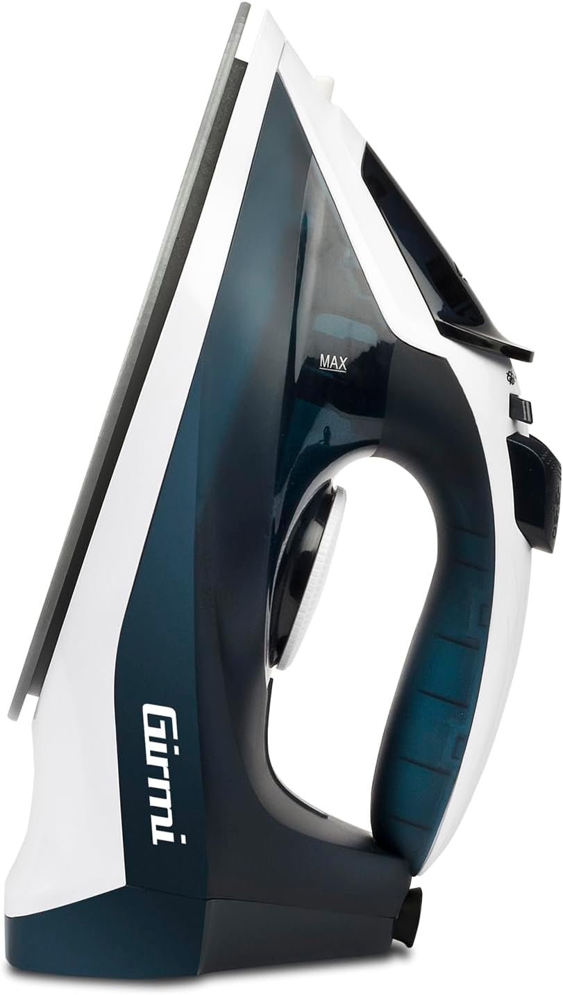 Girmi ST05 Dampfbügeleisen, 2000 W, Keramiksohle, leicht, Dampfregulierung, ergonomischer Griff, Sup