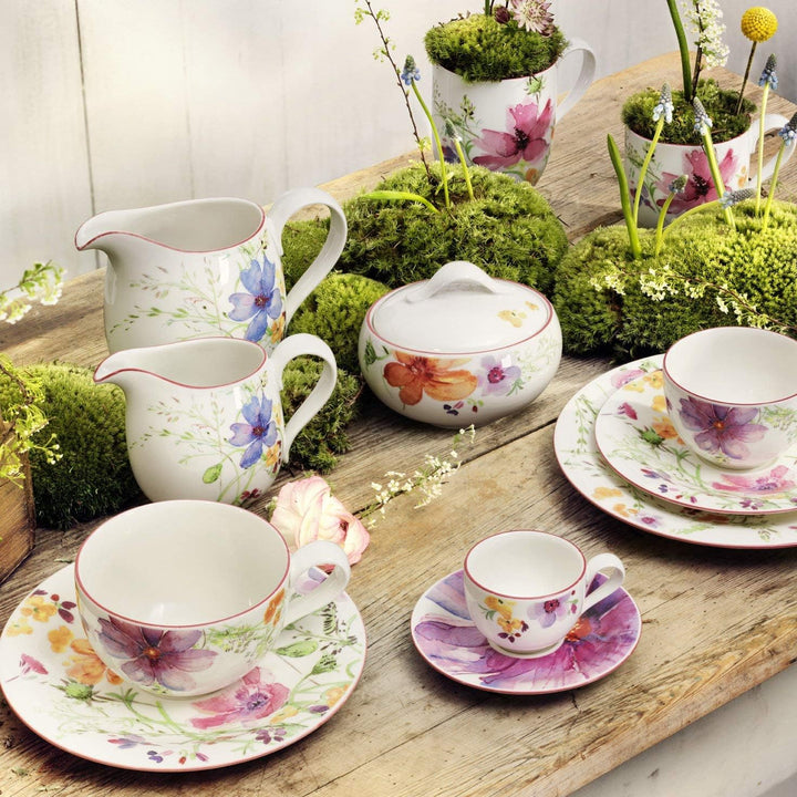 Villeroy & Boch 1041007609 Gechirr-Service, Porzellan, floral, 34,8 x 19,7 x 32,4 cm, 12 Einheiten T