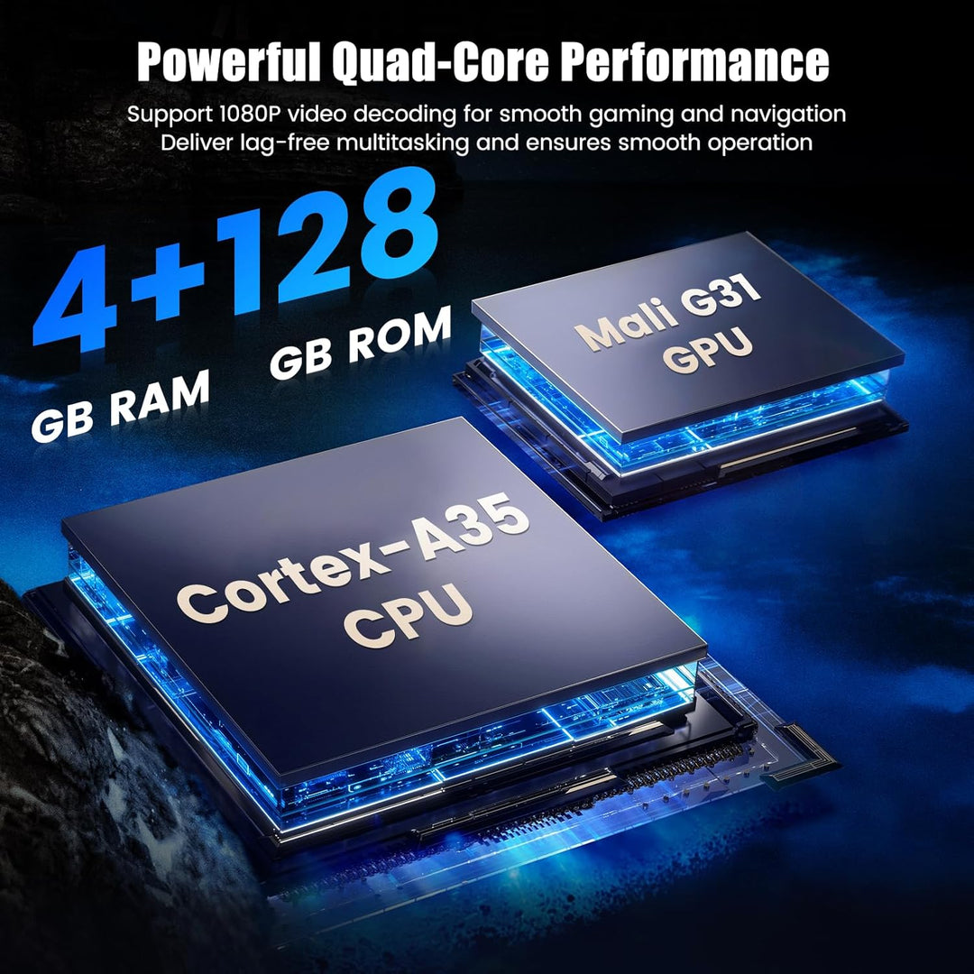 Hikity 4+128G Android 15 Autoradio für Suzuki SX4 2006-2013 FIAT Sedici 2005-2014, 9" Bildschirmradi