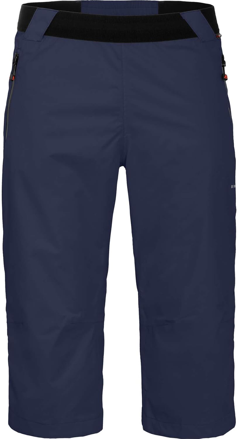 Bergson VARKAUS Comfort 3/4 | Herren 3/4 Regenhose - wasserdicht - Winddicht - atmungsaktiv - Netzfu