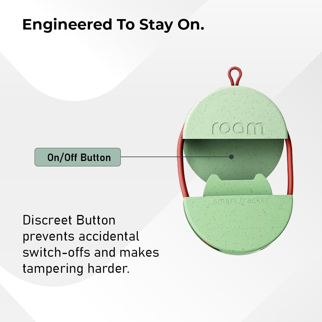 Roam Smart Tracker, Funktioniert mit Android und iPhone, verfolgen Sie Ihre Schlüssel, Taschen, Fahr