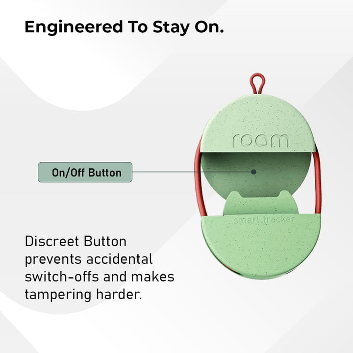 Roam Smart Tracker, Funktioniert mit Android und iPhone, verfolgen Sie Ihre Schlüssel, Taschen, Fahr