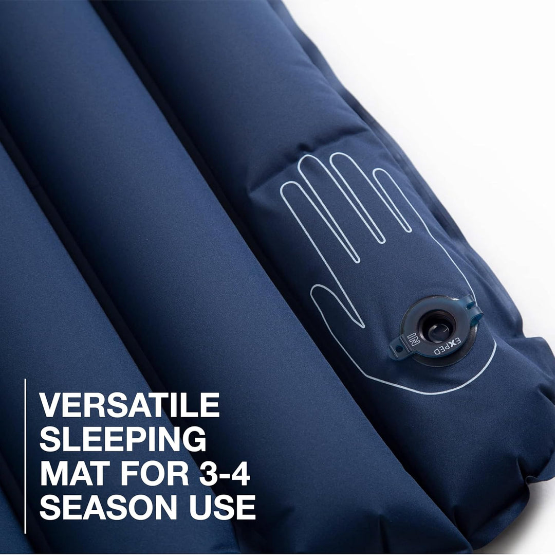 Exped Versa 4r Lw Blau - Komfortable isolierte Schlafmatte, Grösse 197 cm - Farbe Navy