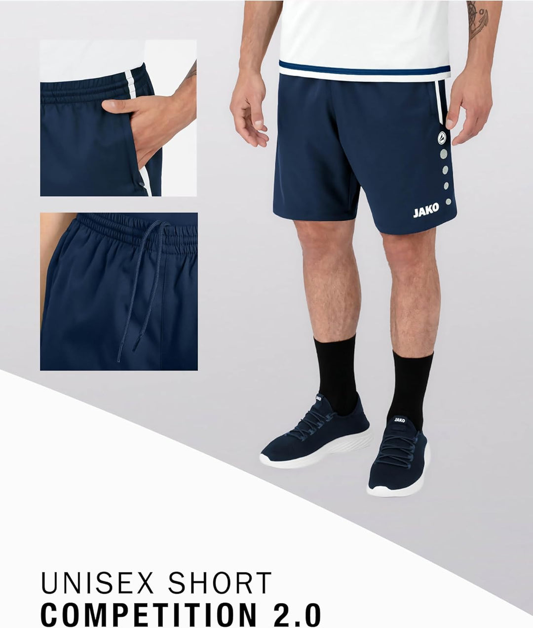 JAKO Competition 2.0 Short Herren S Marine, S Marine