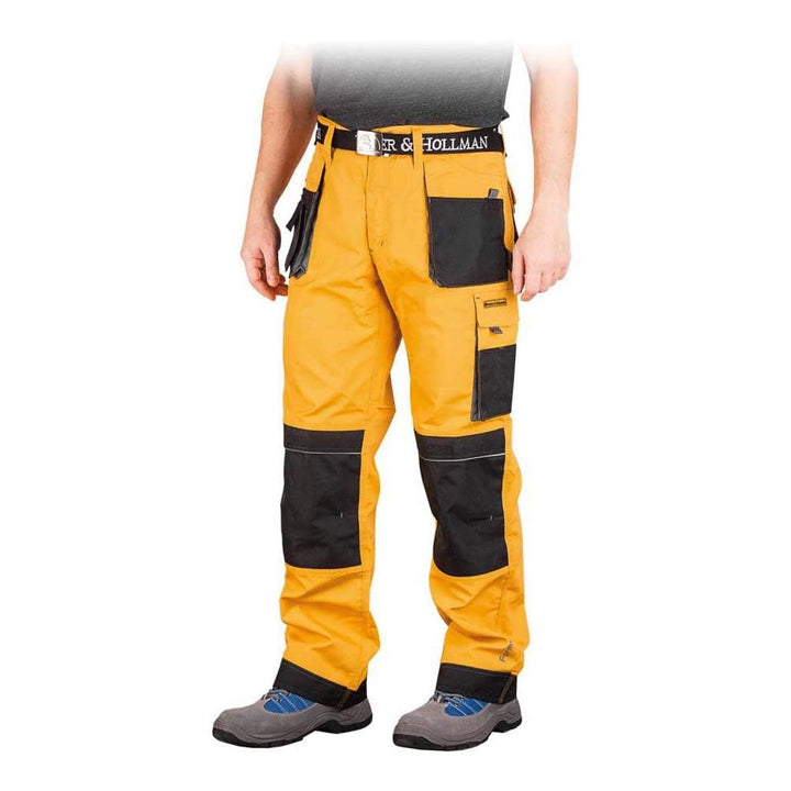 Leber & Hollman Herren Arbeitshose LH-FMN-T B, 65% Polyester 35% Baumwolle 270 g/m2, Bundhose mit Ta