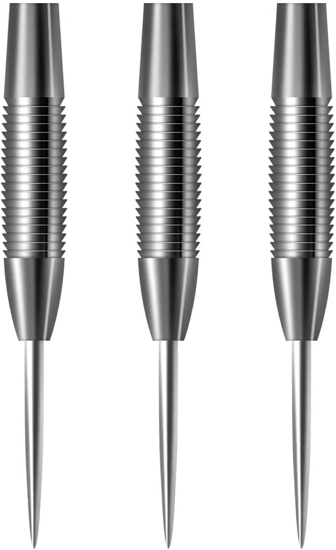 CyeeLife 21/22/23/24/26/28/30g Tungsten Steel Dart Barrels 90%,Schwarz/Silber/Blau,Erhältlich in Meh