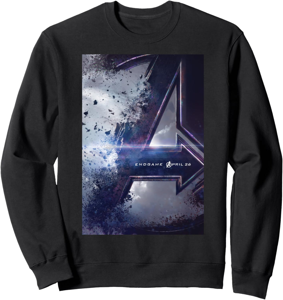 Marvel Avengers: Endgame Shattered Logo Poster Sweatshirt