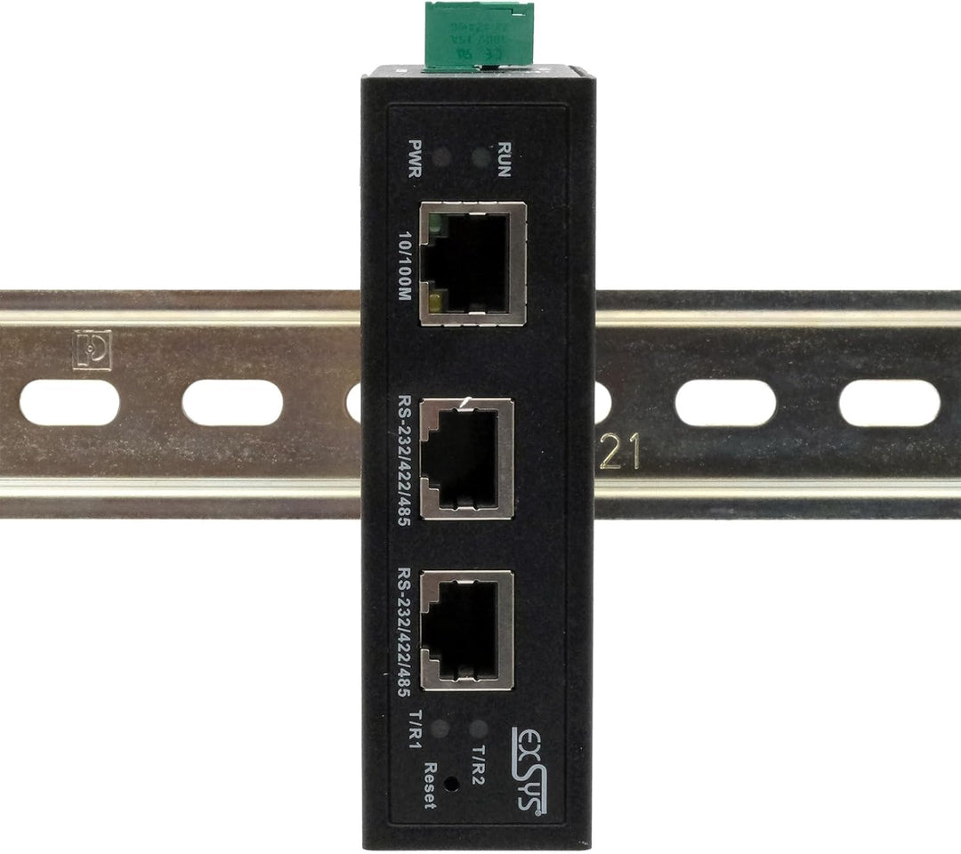 EX-61002 Ethernet zu 2 x Seriell RS-232/422/485