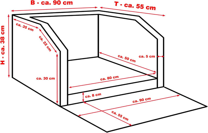 Hundebox Auto Kofferraumschutz Hund mit ladekantenschutz Kofferraum【Mit Tasche】 Kofferraum schutzmat