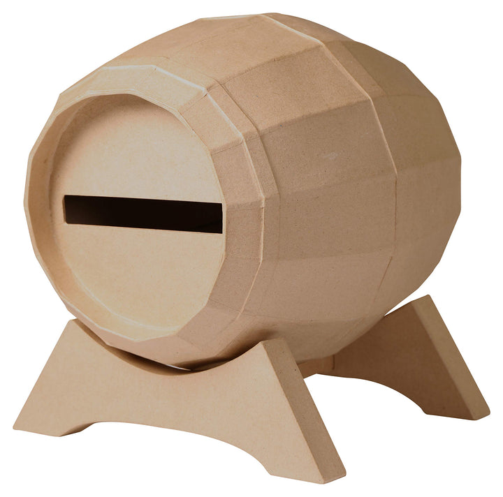 Décopatch EV020C - Urne/Briefbox aus Pappmaché, Fass 29x21cm, 1 Stück, Fass