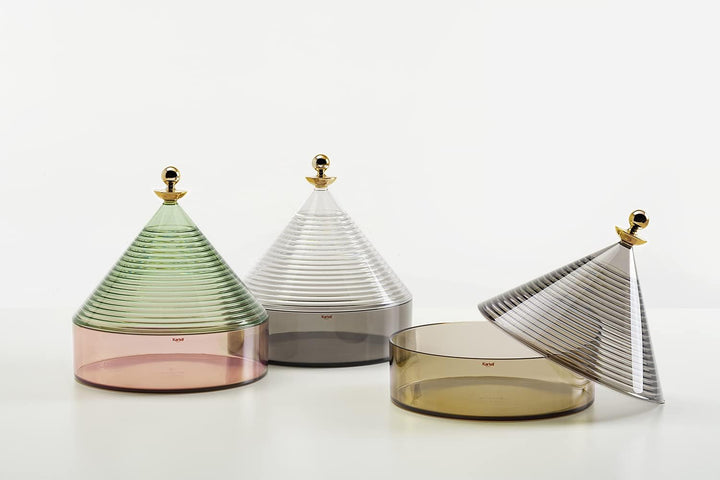 Kartell Trullo Aufbewahrungsbehälter rauch - grün, Rauch - Grün
