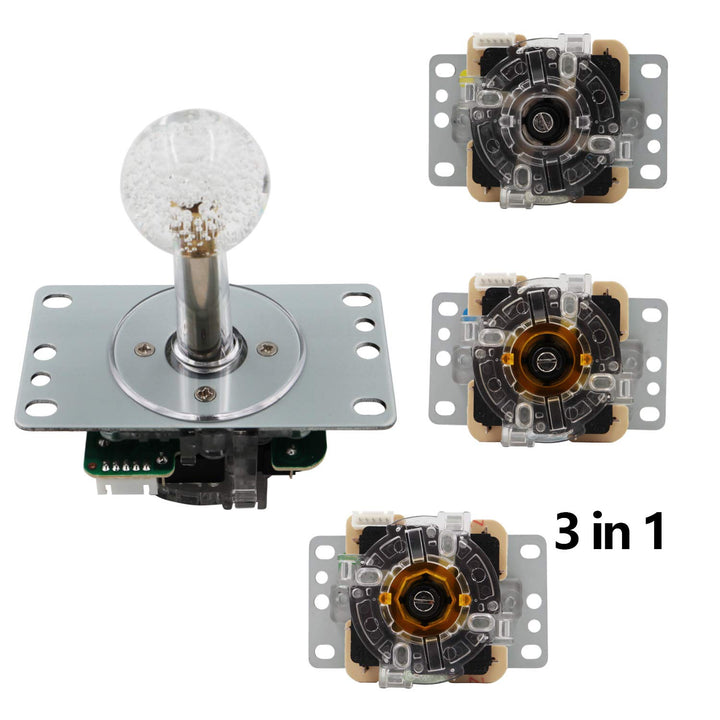 Arcade LED Joystick SANWA Style Fight Game Joystick LED Stick Retro Joy Circular Octagonal Limiter f