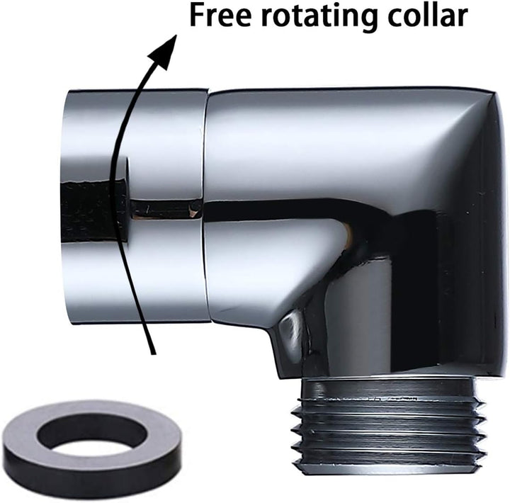 Duschkopf-Ellenbogen-Adapter, Duscharm-Verlängerung (90 Grad) 90Degree, 90Degree