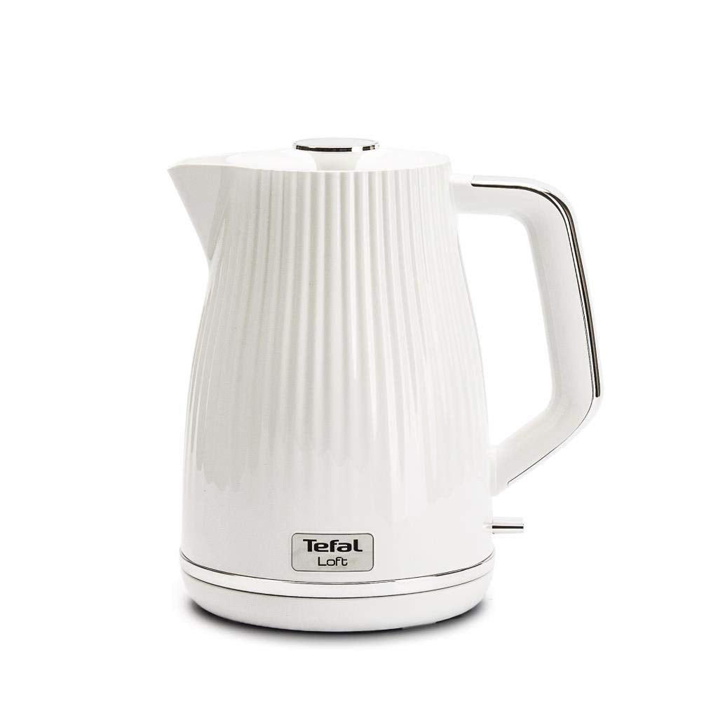 Tefal Wasserkocher Kunststoff 1,7 l 2400 W Elektrisch Teekocher Wasserkessel Loft Weiss | Herausnehm