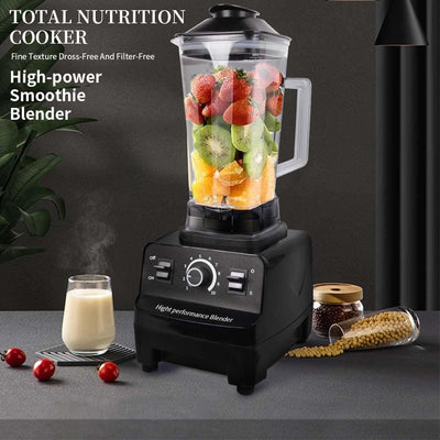 1500 W Standmixer, 2 L professioneller Mixer, Smoothie-Maker-Kombination mit 600 ml Mahlbecher, 6 sc