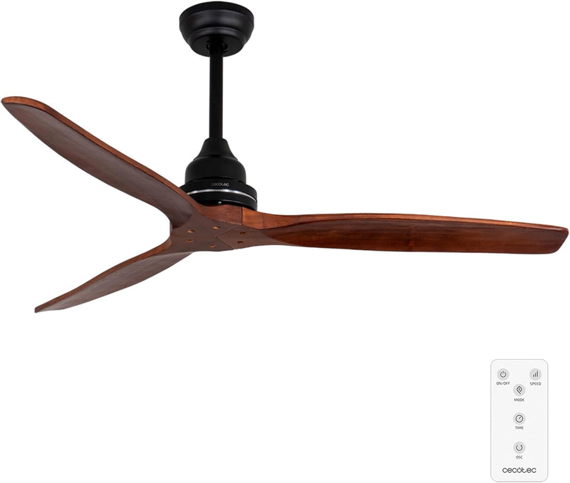 Cecotec Deckenventilator EnergySilence Aero 580. Leistung von 65W mit Leistungsstarkem Motor, 52’’ (