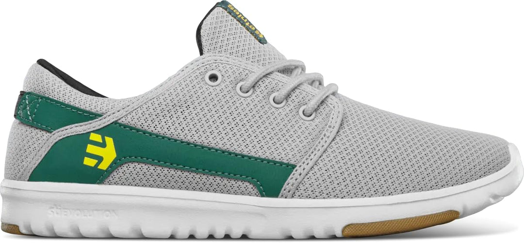 Etnies SCOUT Herren Hallenschuhe 39 EU Light Grey Yellow, 39 EU Light Grey Yellow