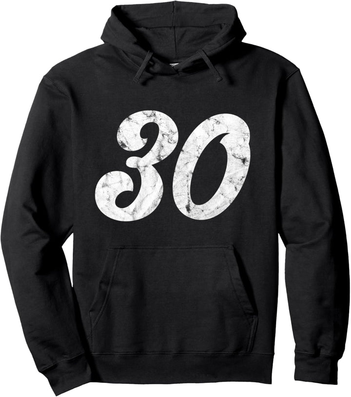 30. Geburtstag Geschenk | Klassisch Vintage Männer Frauen Pullover Hoodie