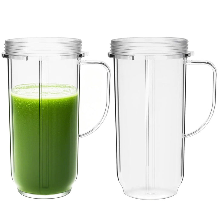 650ml Becher Entsafter Tassen Kompatibel mit Nutribullet Magic Bullet 200W Elektrischer Mixer - 22 U