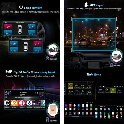 Erisin 10.25" Android 12 8-Kern Autoradio GPS Navi für Audi A4/A5/B8/S4/S5 (2009-2016) Unterstützt I