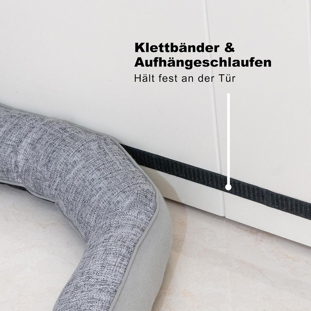 Tier-Tür-Zugluftstopper, Zugluftstopper Unter der Tür – Dreieckig &amp; Gewichtet, Dichtung für Türunter