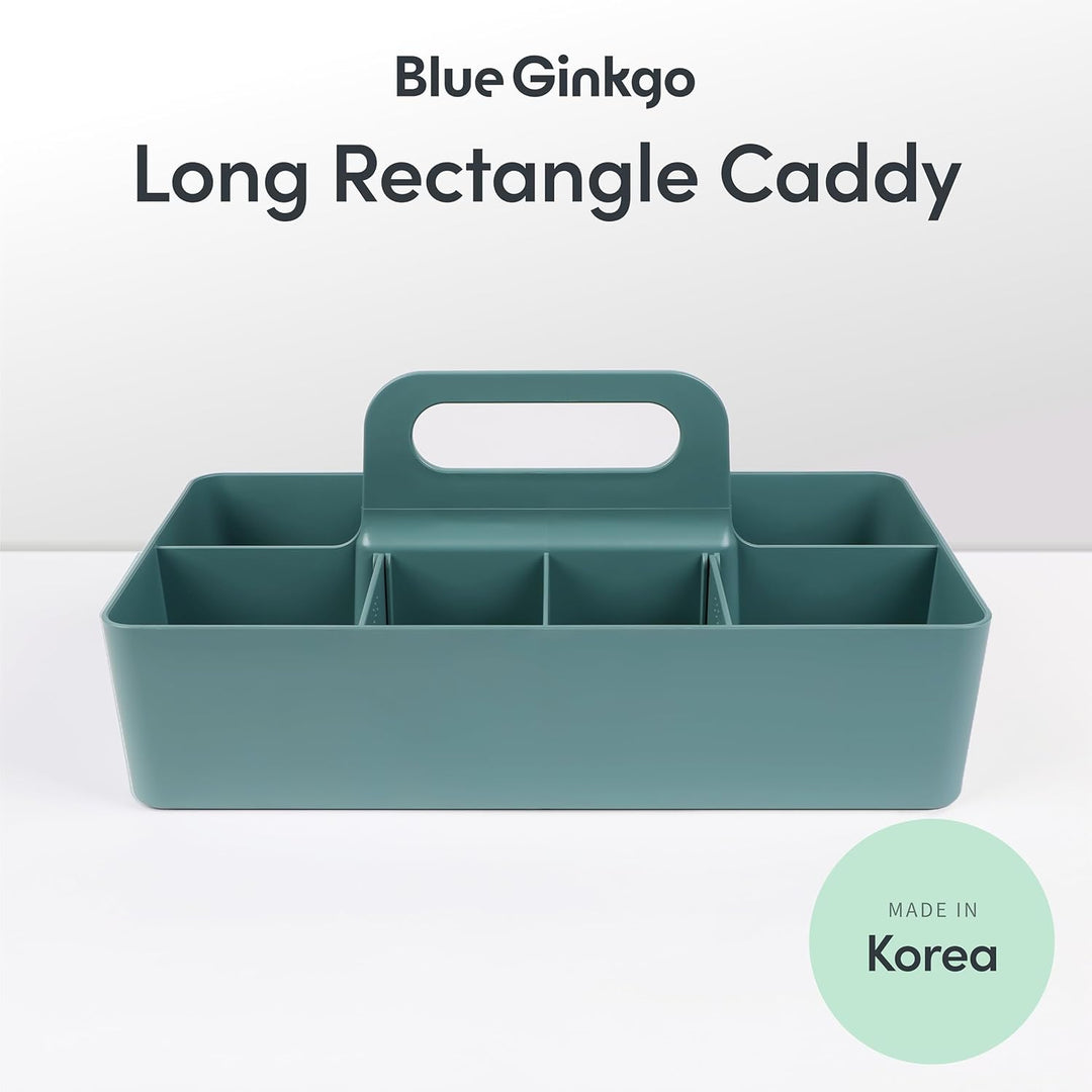 BLUE GINKGO Stapelbarer Organizer-Caddy – Tragbare Aufbewahrung aus Korea für Bad, Büro, Bastel- ode