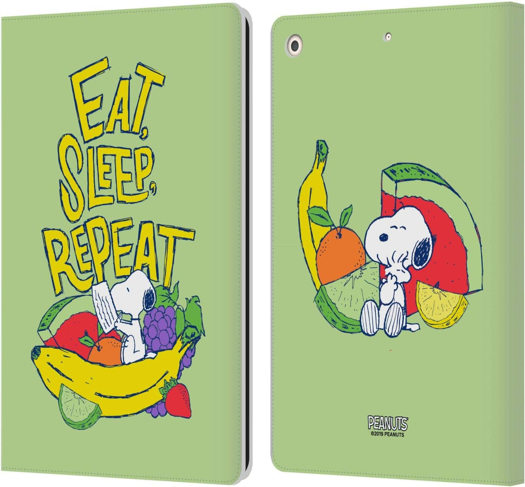 Head Case Designs Offizielle Peanuts ISS Schlaf Snoopy Naturgemaess Suess Leder Brieftaschen Handyhü