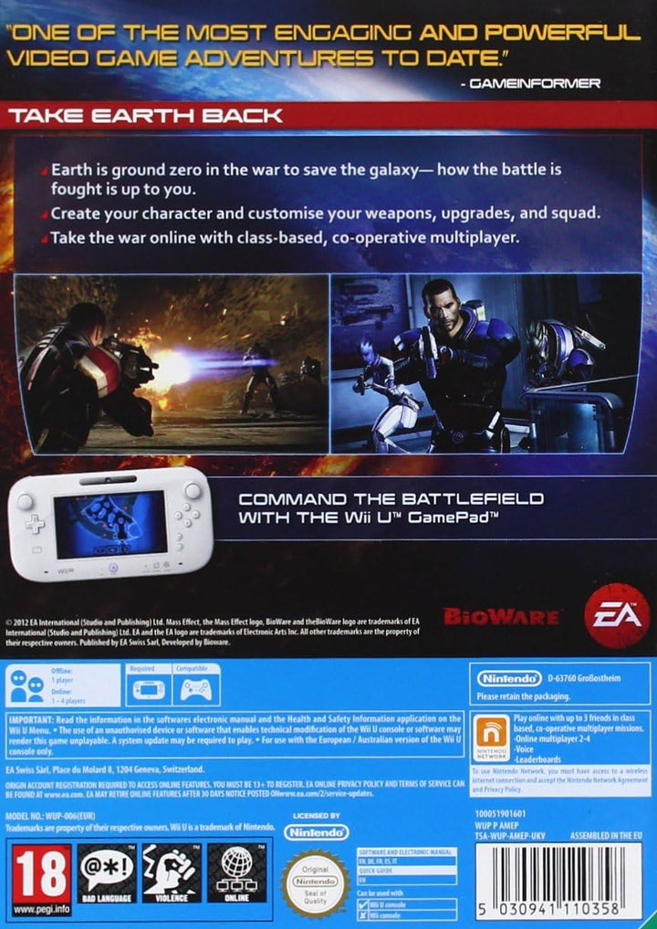 Mass Effect 3 WiiU UK S.E.
