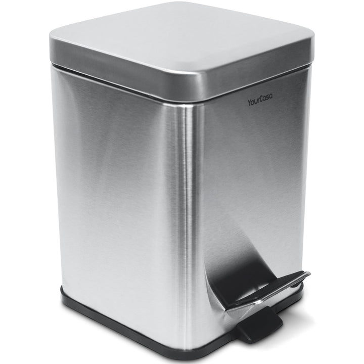 YourCasa® Mülleimer Bad [5L] - Elegantes Design - Badezimmer Mülleimer Klein - Kosmetikeimer - Bad M