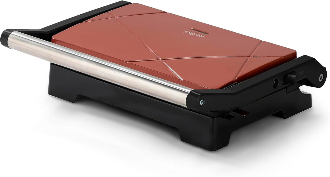 Tognana Iridea Mini Grill Toaster mit Thermostat, Apfelrot