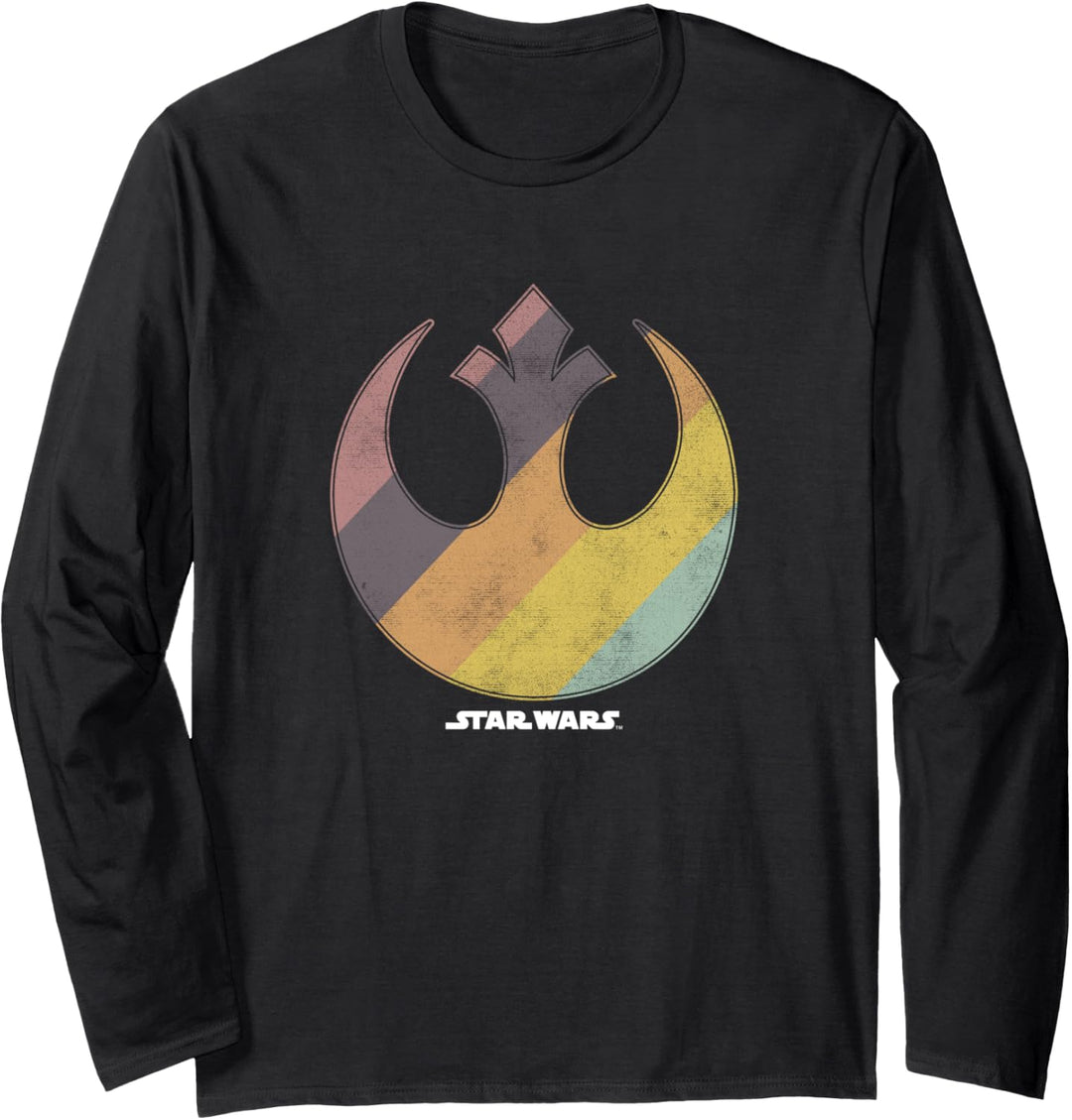 Star Wars Rebel Rainbow Logo Langarmshirt
