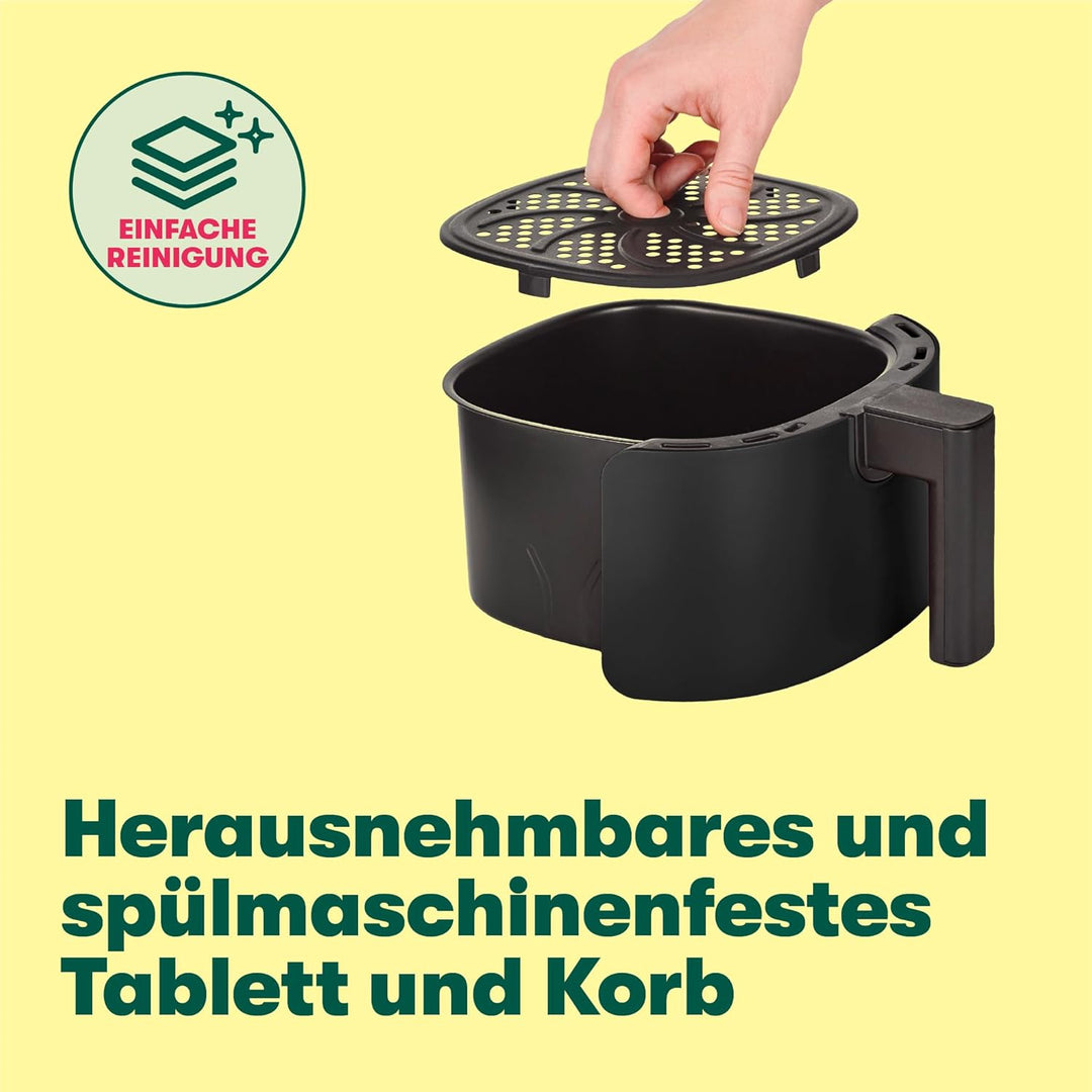 bella 3 L Touchscreen-Heissluftfritteuse, ölfreies Frittieren, spülmaschinenfeste Antihaft-Pfanne un