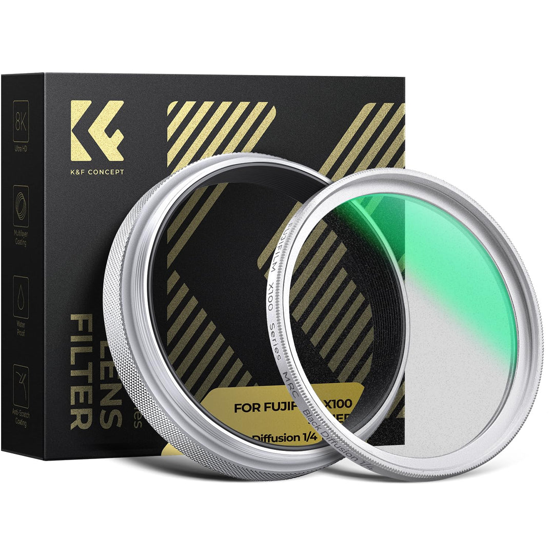 K&amp;F Concept Black-Mist 1/4 Filter für Fujifilm Kamera X100-Serie,Black Promist 1/4 Filter Kompatibel