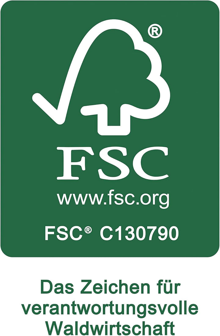 LAUBLUST Holzkiste für 3 Weinflaschen - ca. 35 x 32 x 11 cm, Natur - Weinkiste mit Schiebe-Deckel &