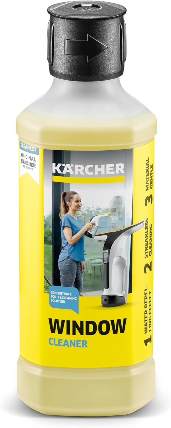 Kärcher Nass-/Trockensauger WD 2 Plus V-12/4/18/C & Fensterreiniger-Konzentrat RM 503 Bundle mit Kon