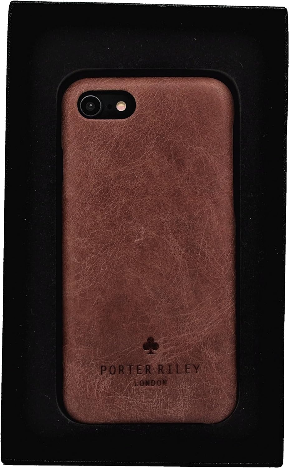Porter Riley - Lederhülle für iPhone 8 Plus/iPhone 7 Plus. Premium Ultra Dünn Echtleder Cover/Ledert