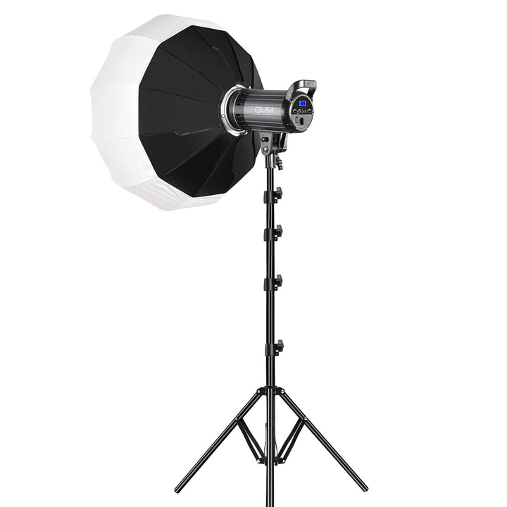 GVM LED Videoleuchte Softbox, APP-Steuerung 100W 3200K-5600K LED Videobeleuchtung, Bowens LED Fotost