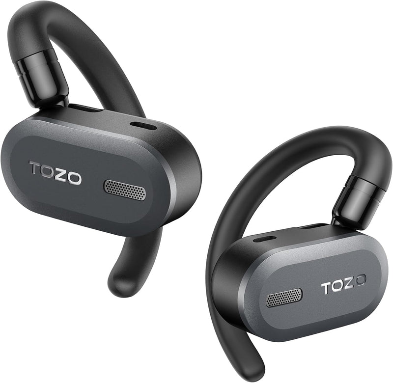 TOZO Open Buds Leichte Bluetooth Kopfhörer Kabellos 5.3 mit Mehrwinkelverstellung, Offenes Ohrdesign