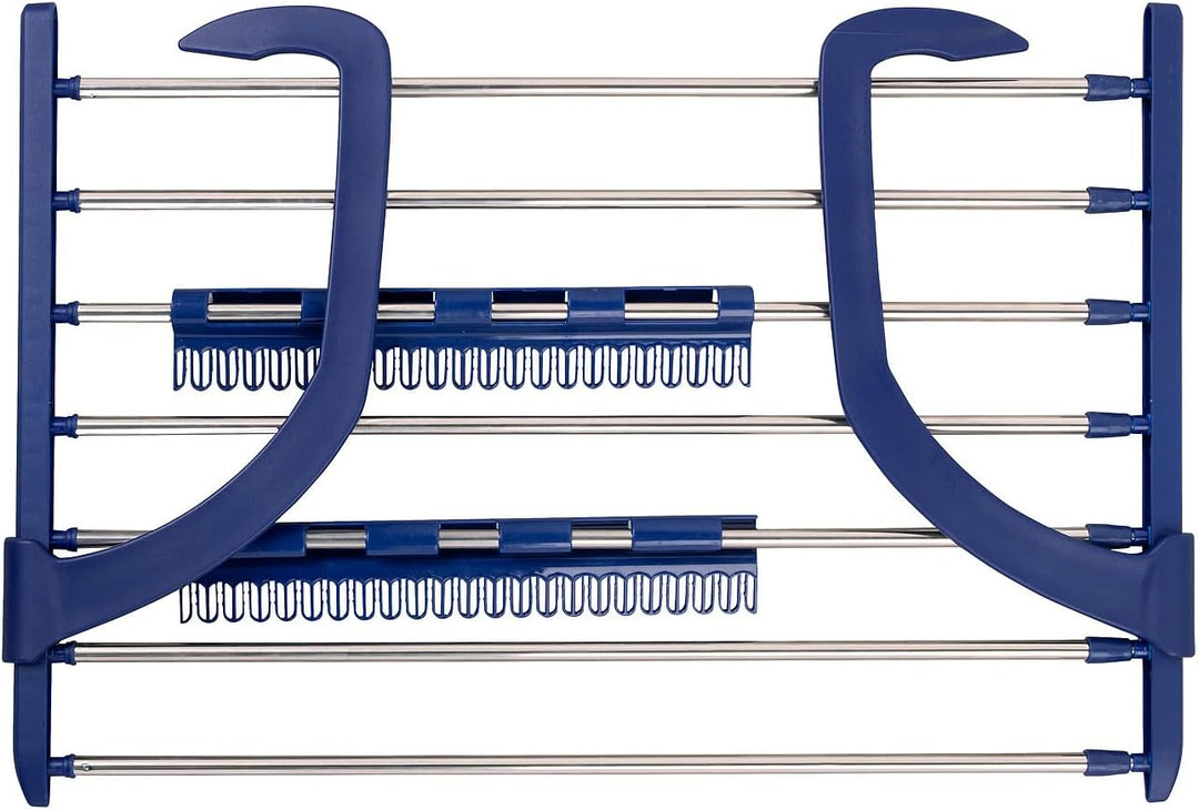 PEARL Handtuchhalter: Premium-Teleskop-Wäschetrockner f. Heizkörper & Balkon, 4 m ausziehbar (Balkon